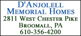 D'Anjolell Memorial Homes Sponsorship Banner